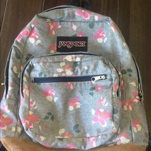 Jandport floral backpack
